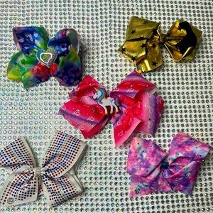 Hair Bows Collection. Multi colored.